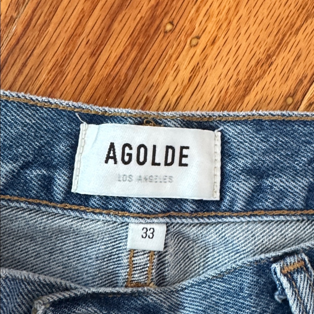 Agolde Parker Long Shorts - Picture 2 of 8